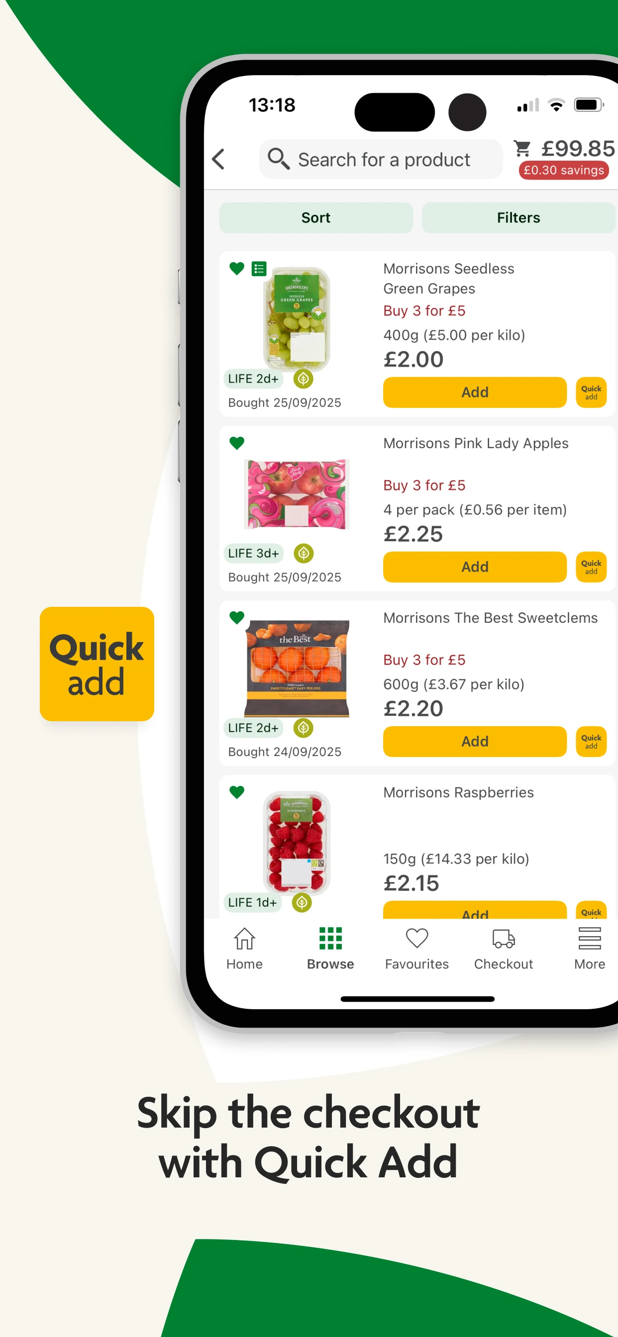 Morrisons Grocery Shopping screenshot